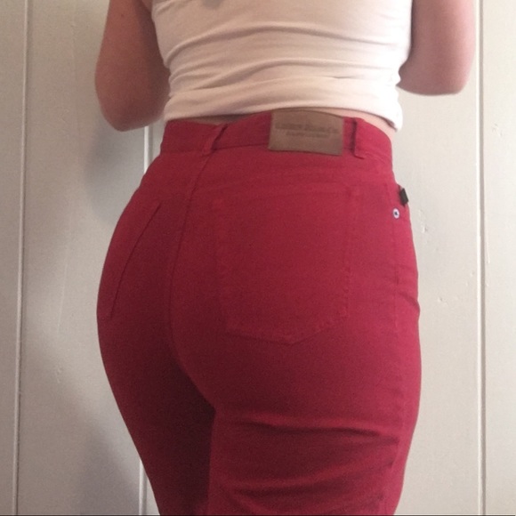 Ralph Lauren Denim - Vintage Ralph Lauren High Waisted Red Jeans